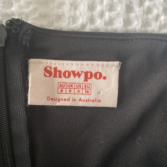 Showpo Black Romper, Size US 4 - Picture 3 of 3
